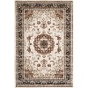Oriental Medallion Rug - Kid and pet friendly washable vintage floral carpet with non-slip backing - 3 of 4