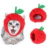 Charming Pet Apple Hat: Add a Whimsical Touch to Your Pet's Look - 2 of 4