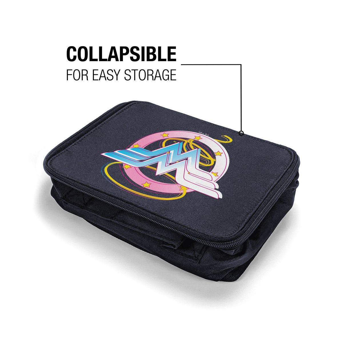 Wonder Woman Pastel Logo Insulated Soft Sided Lunch Box - thumbnail 10