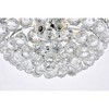 Elegant Lighting Emilia 18 inch flush mount in chrome - 4 of 4