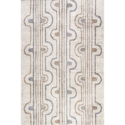 Nuloom Green Haven Collection Recycled Cotton Machine Washable Indoor Area Rug