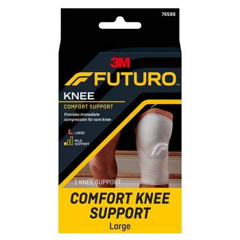 FUTURO Comfort Knee Support with Breathable, 4-Way Stretch Material
