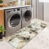 Modern Machine Washable Runner Rug 2x6 Non Slip Carpet Low Pile Marble Abstract Design Rug Ultra Soft Contemporary Rug for Hallway Entryway Kitchen - 2 of 4