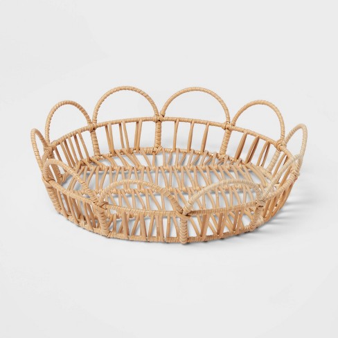 12" Woven Serving Basket - Threshold™ - image 1 of 3