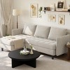 Convertible Sectional Sofa, L-Shaped Chenille Sofa Couch with Hidden Storage, Small Couch for Living Room, Reversible Apartment Sofa for Small Space - 2 of 4