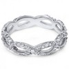 Pompeii3 3/4ct Diamond Infinity Eternity Ring 14K White Gold - 3 of 4