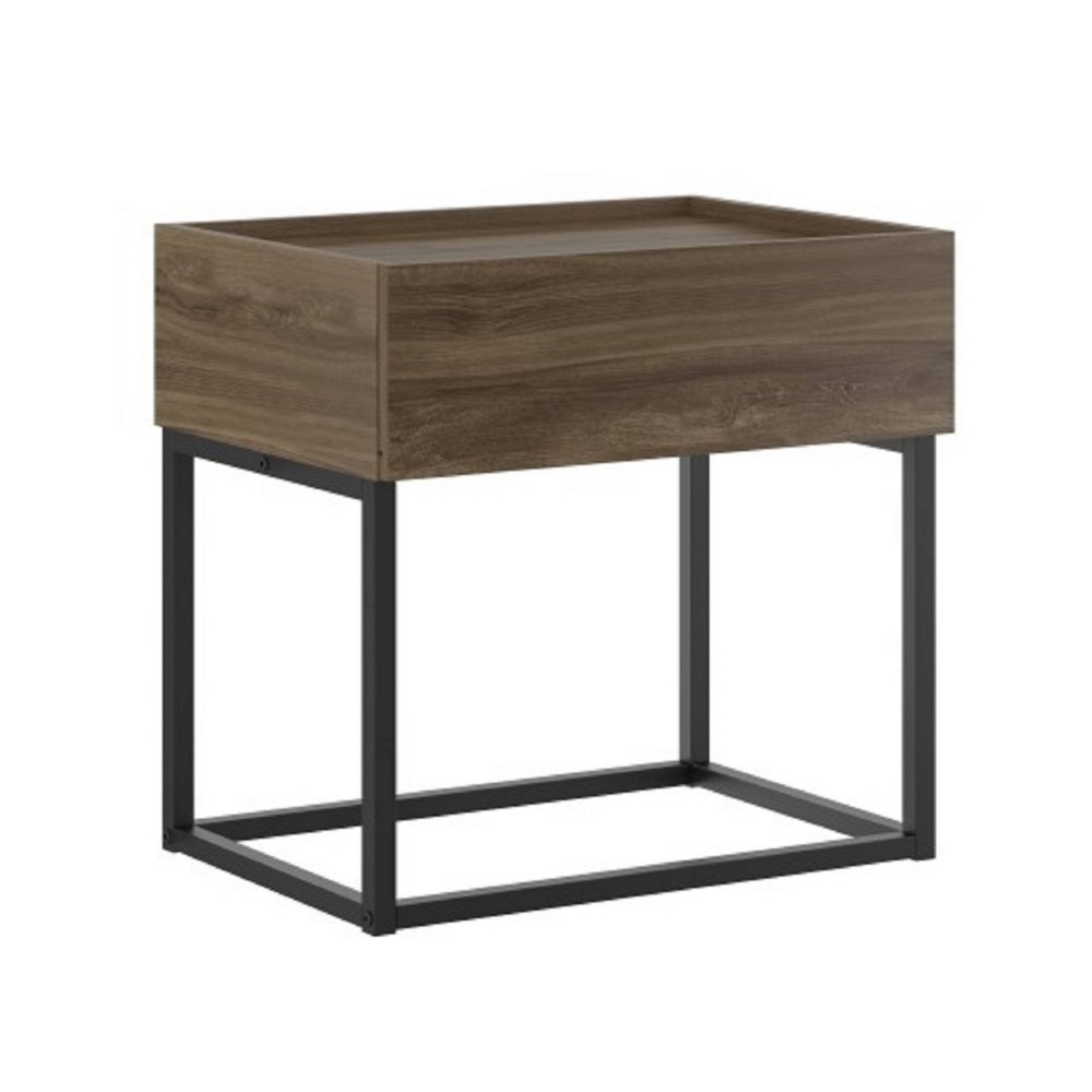 Brassex Alister Nightstand Matte Black