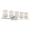 Livex Lighting Harding 5 - Light Vanity in  Brushed Nickel - 3 of 4