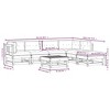 vidaXL Patio Lounge Set with Cushions Outdoor Furniture Set 7 Piece Solid Wood - White Pine - 4 of 4