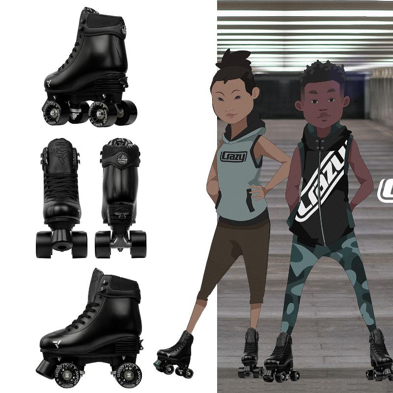 Crazy Skates Adjustable Roller Skates For Boys - Jam Pop Series - Size Adjustable To Fit 4 Sizes, 4 of 7
