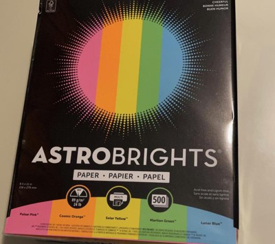 Astrobrights Colored Paper, 8-1/2 X 11 Inches, 24 Lb, Sunburst Yellow, 500  Sheets : Target