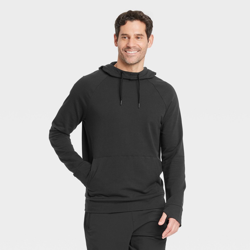 size medium Men's Pullover Hoodie - All in Motion Black