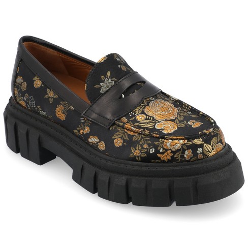 The Flora Loafer In Eden Noir Target