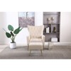 Modern Accent Chair with Ottoman, Comfy Armchair for Living Room, Bedroom, Apartment, Office - 3 of 4
