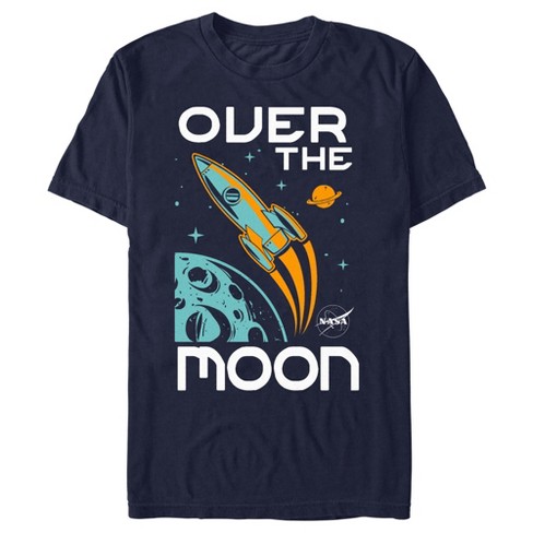 Men's NASA Over the Moon Spaceship T-Shirt - image 1 of 4