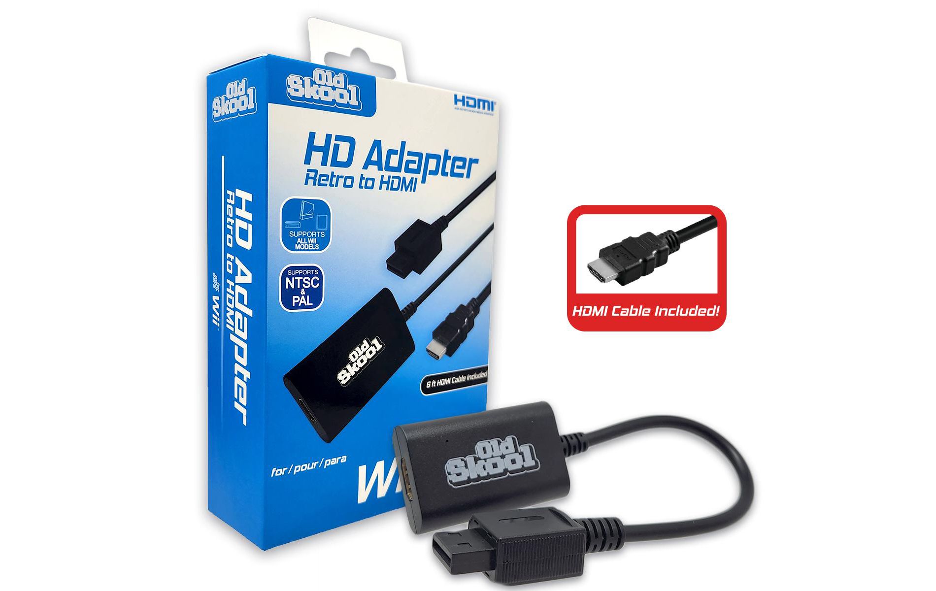 Old Skool HD Adapter for Wii