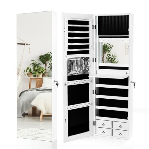 Mirror jewellery deals cabinet target