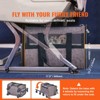 VEVOR Cat Carrier with Wheels, Airline Approved Rolling Pet Carrier with Telescopic Handle and Shoulder Strap, Dog Carrier with Wheels, Grey - 3 of 4
