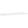 vidaXL Picture Frame Ledge Shelves 2 pcs White 23.6"x3.5"x1.2" MDF - 3 of 4