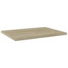 vidaXL Bookshelf Boards 4 pcs - Modular and Compact Storage Solutions in Sonoma Oak Finish - 2 of 4