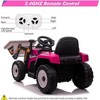 12V Kids Ride on Car,Excavator with Bucket & Remote Control,Toddler Battery Powered Electric Vehicle,2+1 Gear Shift,3 Speeds,Music - 3 of 4