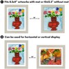 Americanflat Kids Art Frame 10x12.5 inches with 8.5x11 inches Mat - Composite Wood And Glass - Holds 100 Artworks - 4 of 4