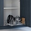 Home Zone Living Pull-Out In-Cabinet Organizer with Ball-Bearing Gliders, 20" Width - 3 of 4