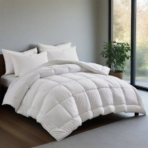 Peace Nest All Season Down Alternative Comforter Duvet Insert with Jacquard Cover - 1 of 4