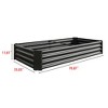 Lycvki 6×3×1ft Metal Garden Planter Bed - 2 of 4