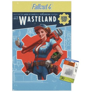 Trends International Fallout 4: Wasteland - Workshop Unframed Wall Poster Prints - 1 of 4