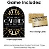 Big Dot of Happiness Roaring 20’s - How Many Candies 1920s Art Deco Jazz Party Game - 1 Stand and 40 Cards - Candy Guessing Game - 3 of 4