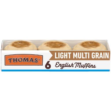 Thomas' Light Multigrain English Muffins - 12oz/6ct