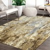 Washable Modern Abstract Rug Non Slip Low Pile Rug Soft Contemporary Throw Floor Cover Foldable Indoor Carpet for Living Room Bedroom - 4 of 4
