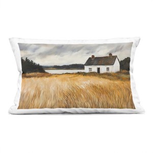 Stupell Industries White House On Wheat Indoor Decorative Throw Pillow, 14 x 20 - 1 of 3