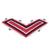 Country Stripe Collection 100% Polypropylene Reversible Indoor Area Utility Rug - Better Trends - 4 of 4