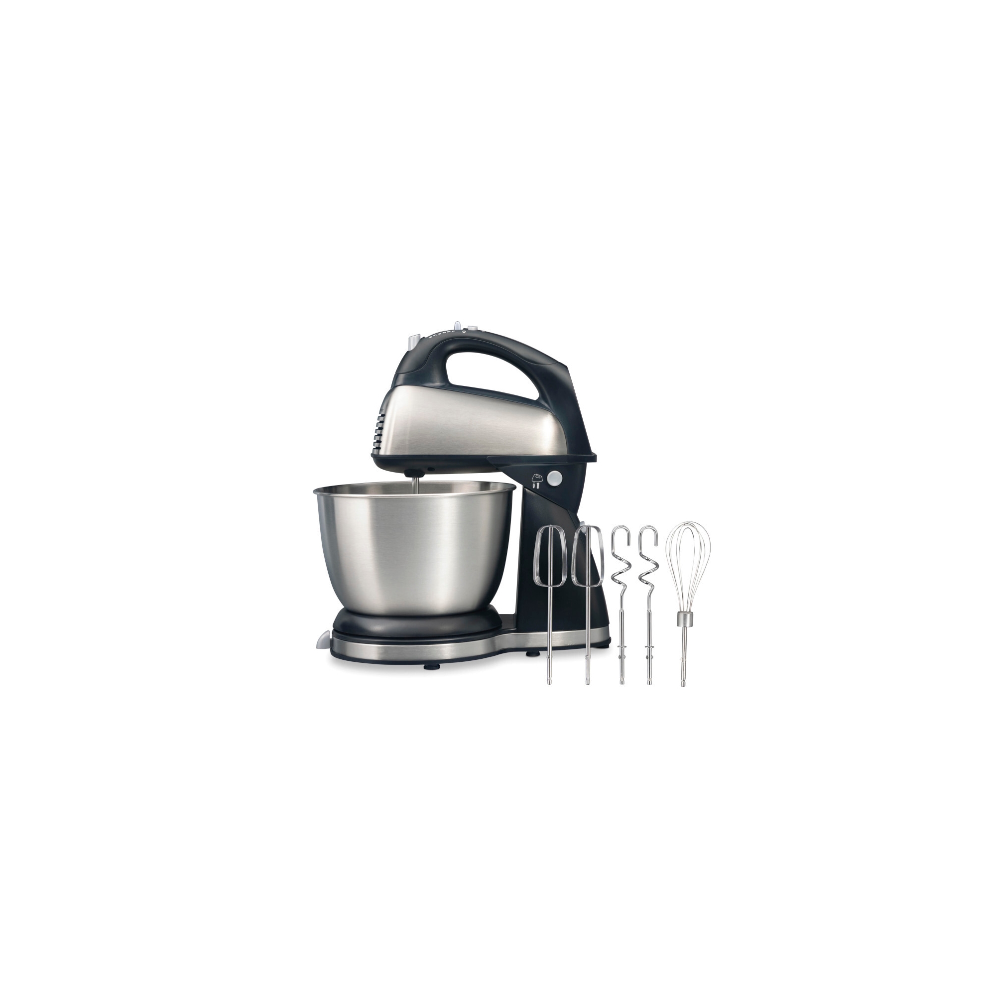 Hamilton Beach 6-Speed Classic Hand Mixer - Black: Metal, 290W, Dishwasher-Safe Parts, Stand Mixers for Kitchen