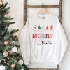 Simply Sage Market Women's Graphic Sweatshirt Merry Stacked Teacher - 3 of 4