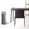 13.2 Gallon/50L Slim Rectangular Stainless Steel Trash Can - 4 of 4