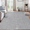 Washable Area Rugs, Modern Woven Office Floor Carpet Contemporary Rug, Living Room Rug, Soft Surface, Durable Edge, Non-Slip Backing - 3 of 4