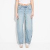 Women's Low-Rise Barrel Jeans - Wild Fable™ - 2 of 4