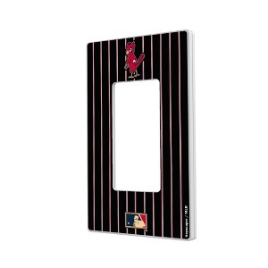 MLB Cooperstown Central Teams Pinstripe Hidden-Screw Light Switch Plate for Single Rocker - 1 of 4