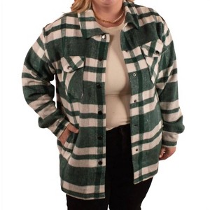 Women's Cassidy Classic Plaid Shacket - Michelle Mae XS - 1 of 3