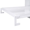 PAGED Modern Wooden Murphy Bed, Queen Size Bed Frame with Rotating Desk, Platform Bed for Small Room, Folding Bed to Cabinet - 3 of 4