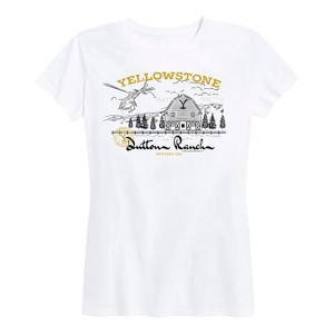 Women's - Yellowstone - Dutton Ranch Montana USA Short Sleeve Graphic T-Shirt - 1 of 4
