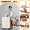 Lightweight Expandable ABS Hardshell Suitcase with TSA Lock, Spinner Wheels, and Telescopic Handle, Hardside Luggage for Men Women - 3 of 4