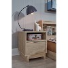 Oliah Nightstand Natural: Contemporary Design, Open Cubby, Laminated Surface - Signature Design by Ashley - 2 of 4
