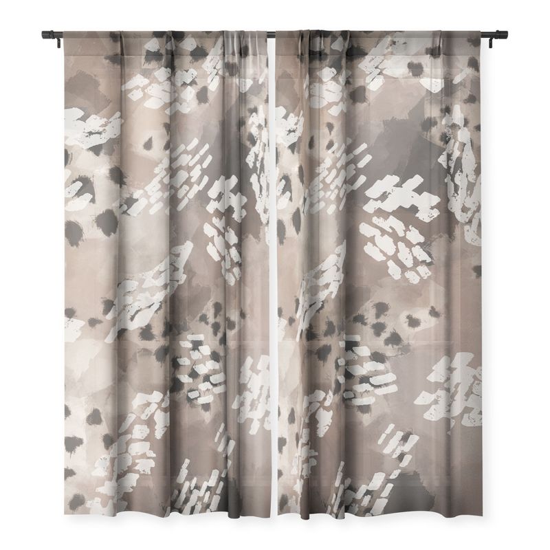 Marta Barragan Camarasa Modern animal print 75 Single Panel Sheer Window Curtain - Deny Designs, 3 of 7