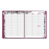 Floradoodle Weekly/Monthly Professional Planner, Floral Artwork, 11 x 8.5, Black/White Cover, 12-Month (Jan-Dec): 2025 - 2 of 4