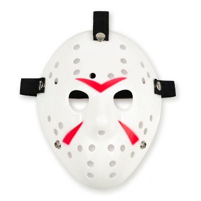 Toynk Jason Hockey Mask | White Friday The 13th Mask | Sized for Adults & Teens