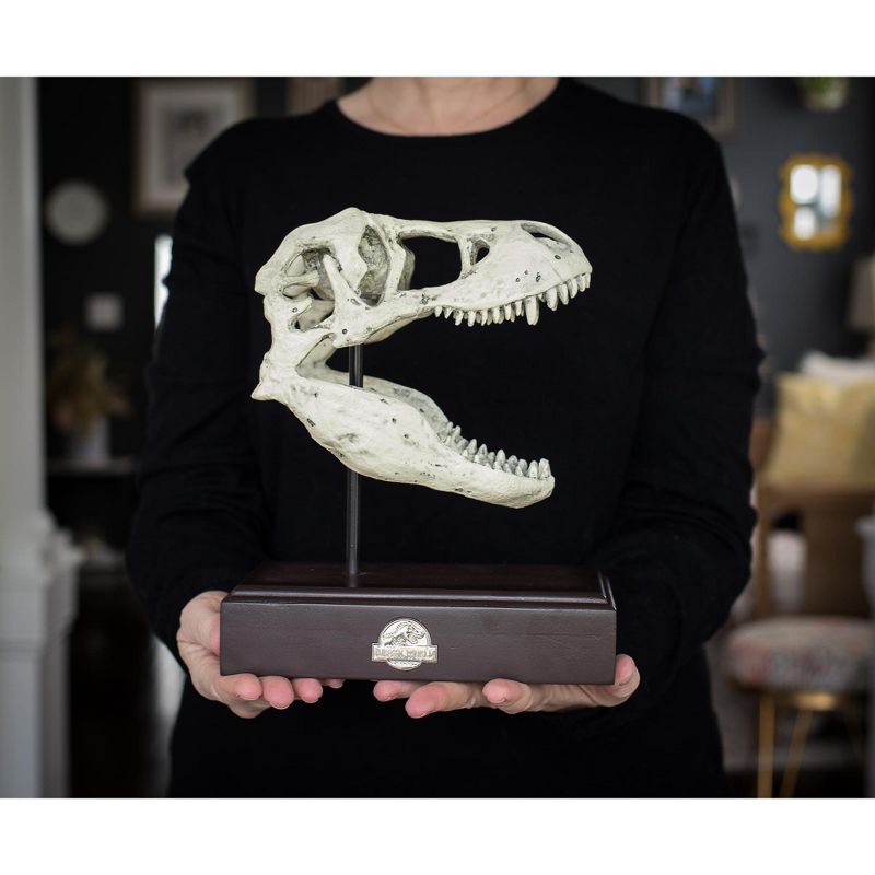 Surreal Entertainment Jurassic World 9x8 Inch Tyrannosaurus Rex Skull Resin Replica, 3 of 8